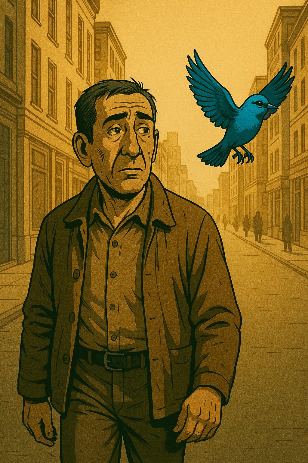 A poster image for short film A Friend